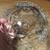 VINTAGE CLEAR GLASS FOOTED BOWL HOBSTAR PATTERN 6.75" 3 thumbnail