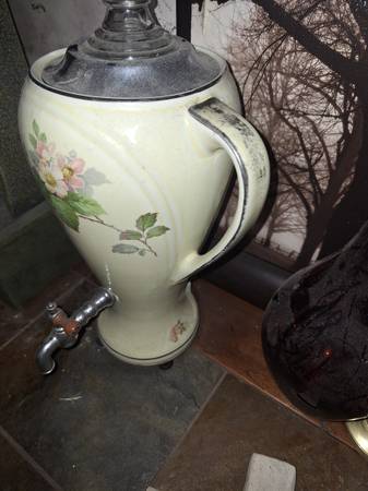 1930 1940 Electric porcelain percolater 1