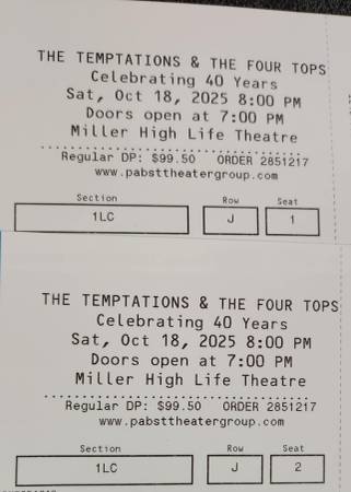 Are you a fan of The Temptations and The Four Tops 1
