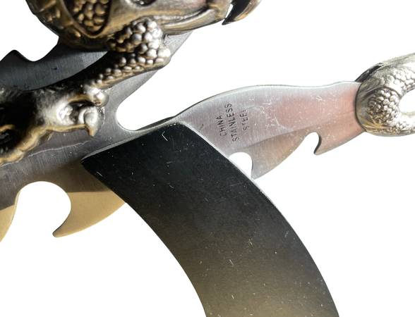 Dragon Fantasy Knife With Stand #1 - $25 (Baldwin)63471465006849121