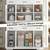 Buffet Cabinet with Drawers, 55" Large Sideboard Buffet Storage Cabinet with She 5 thumbnail