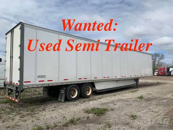 Wanted: Used Semi Trailer van storage trailer 1