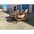 Modern Walnut Mid Century Style Lounge Chairs in Gray Leather. - Pair 5 thumbnail