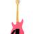 Viper GE93 Electric 6 String Guitar By BG Guitars Hot Pink 5 thumbnail
