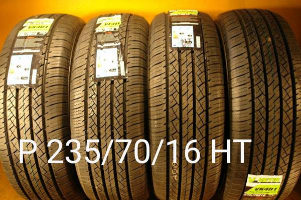 4 New Tires P 235/70/16 HT llantas nuevas 1