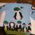 Sweater-Hand knitted & Hand Embroidered Penguins 1 thumbnail