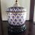 Exquisite Vintage Benjarong Thai Porcelain Jar, Gold Trim 3 thumbnail