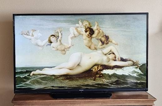 85" Sharp Aquos 1080P television 1