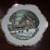 4 CollectibleWinter Scene plates trimmed in gold w wire for hanging 2 thumbnail