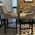Velvet Bar Stools with Nailhead Trim and Wood Legs Set of 2 6 thumbnail