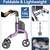 Brand new 3 Wheel Lightweight Walker Rollator Purple 4 thumbnail