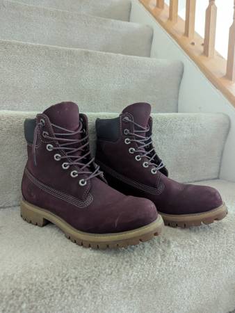 靴 TIMBERLAND 307ST BURGUNDY Timberland Field Boot Men's Burgundy