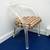 Vintage c. 1970's Charles Hollis Jones Style Lucite Boudoir Chair Pair 5 thumbnail
