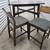 Wood Countertop Height Dining Table & 2 Chairs 2 thumbnail