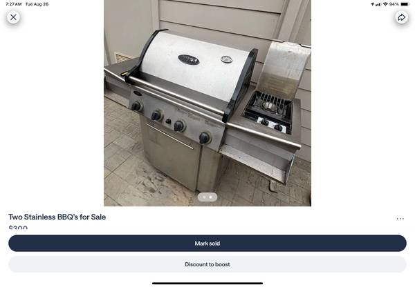 Stainless BBQ Grill for Sale 1