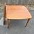 Mid century modern Walnut Veneer Dinning Table 3 leaves. 4 thumbnail