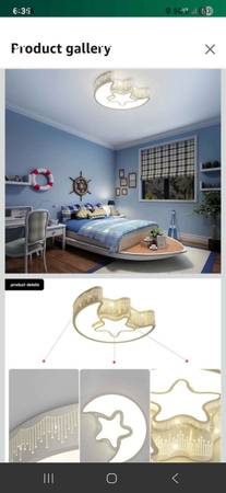 Star/Moon Chandelier/Light - New 1