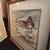 Leslie Myrlis Original Watercolor Painting Framed Winter Landscape 4 thumbnail