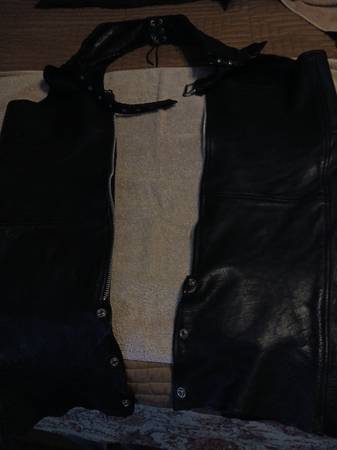 Motorcycle Riding Chaps mens medium Great Condition!! 1