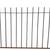 40 Ft of Antique Iron Fencing w/ Naturalist Style Post GA20880 6 thumbnail