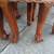Like new 1960s 7-piece Hand Carved Asian Tea Table + Stools Set 15 thumbnail