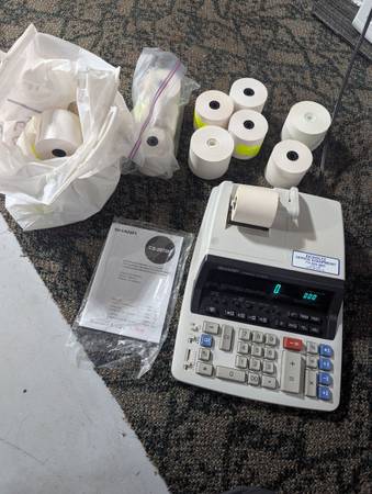 Vintage printer adding machine 1