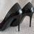 Black stiletto pump size 6.5/37 4 thumbnail