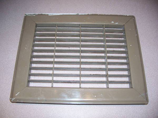 Metal Grate Floor Vent Brown 1