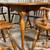 Double Drop Leaf Dining Table with 2 Extensions & 6 Chairs 11 Pieces! 21 thumbnail