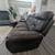 Used Brown Leather Reclining Sofa 4 thumbnail