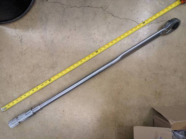 Torque Wrench, 3/4" Proto 6020AB, 120 to 600 ft-lb, USA 1