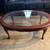 Solid Wood and Glass Coffee Table and End Tables Set of 3 2 thumbnail