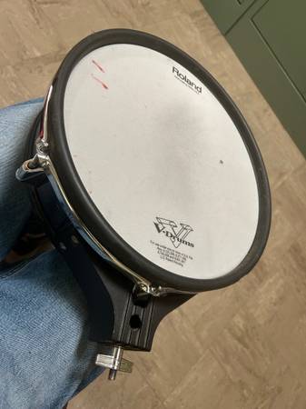 Roland 12” dual trigger mesh drum pad(READ DESCRIPTION) 1