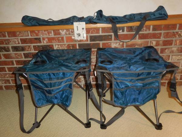 Timber Ridge Portable Camping Folding Table, 2 Cup Holders (QTY 2) - $25 (Bothell)63470797502337120