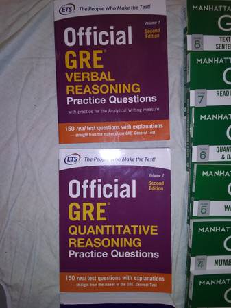 GRE PREP Books Lot 1