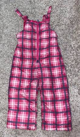 Girls 4T Osh Kosh Snow Bibs 1