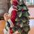 New! Ceramic Cookie Jar Santa With Tree 11.5" 5 thumbnail