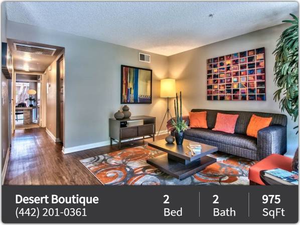 $2,386 / 2br - 975ft2 - Just the place you're looking for! Come and see! (Palm Springs - 3 Minute Drive to Moorten Botanical Gardens)63668370730243122