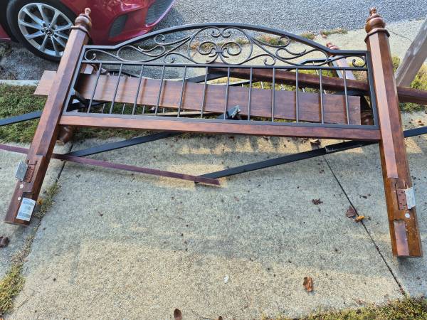 Free king bed frame 1