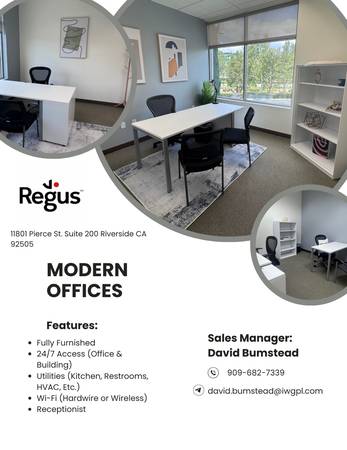 ✨ Modern office space with a professional vibe, available today! 1