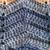 Handcrocheted Afghan Blue, Beige, White 28x46 inch Acrylic 3 thumbnail