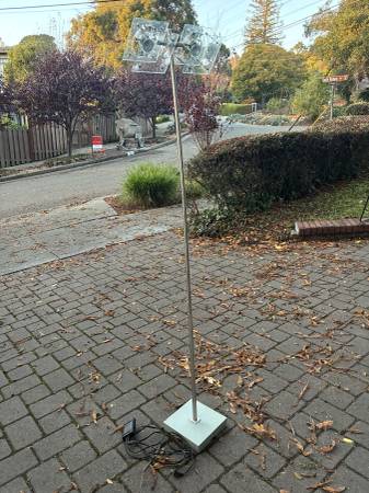 Standing light, glass, modern 1