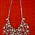 GIVENCHY CRYSTAL DROP BIB NECKLACE AND DROP EARRINGS IN SILVER-TONE ME 10 thumbnail