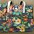 Kate Spade Lacquered Coated Canvas Bag Navy Floral 1 thumbnail