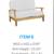 Solid teak outdoor 2-seater loveseat for EXPERIENCED/professional carpenter only 2 thumbnail