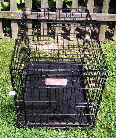 Single door - 24 '' Dog crate (bl) 1