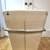 Nice Vintage MCM white leather chrome modern armchair 4 thumbnail
