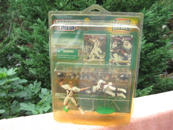 Starting Lineup NFL Classic Doubles- John Elway & Terrell Davis-New 1