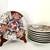 8 Japanese Porcelain 6 panel hand painted Nagoya Imari plates 7.25” 10 thumbnail