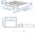FREE white ikea queen malm bedframe and drawers 4 thumbnail